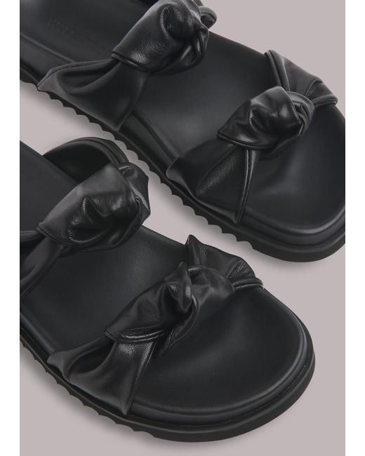 Whistles Gray Alina Knotted Slider
