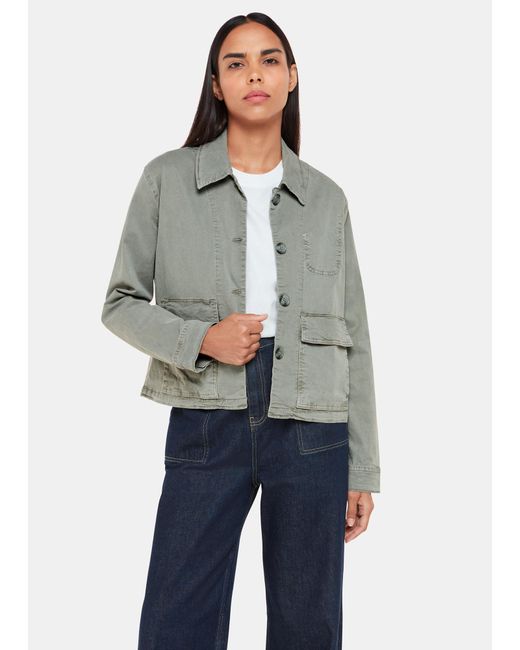 Whistles Blue Marie Casual Jacket