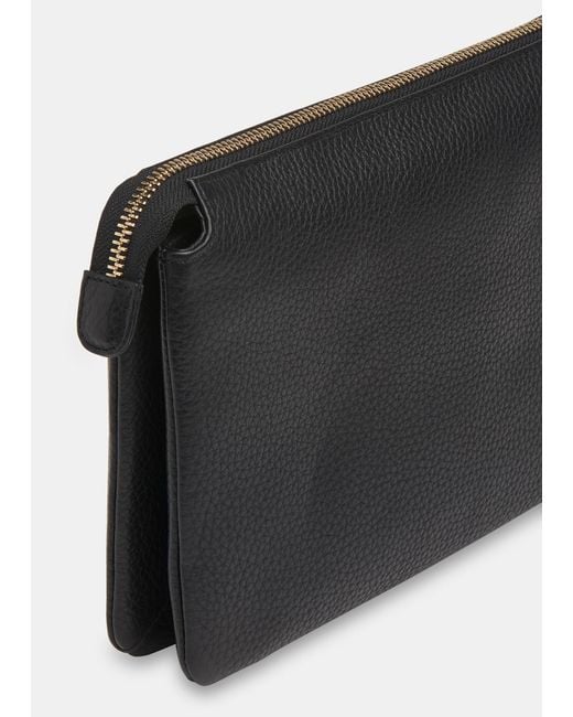 Whistles Blue Elita Double Pouch Clutch
