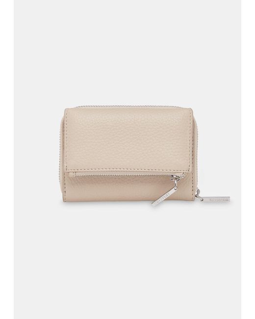Whistles Natural Bibi Zip Purse