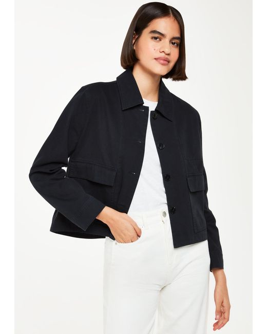 Whistles Blue Marie Casual Jacket