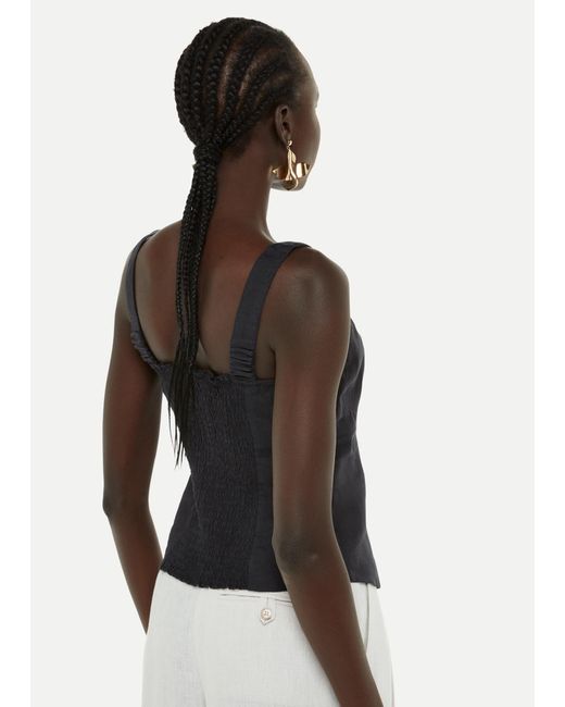 Whistles White Lola Bustier Top