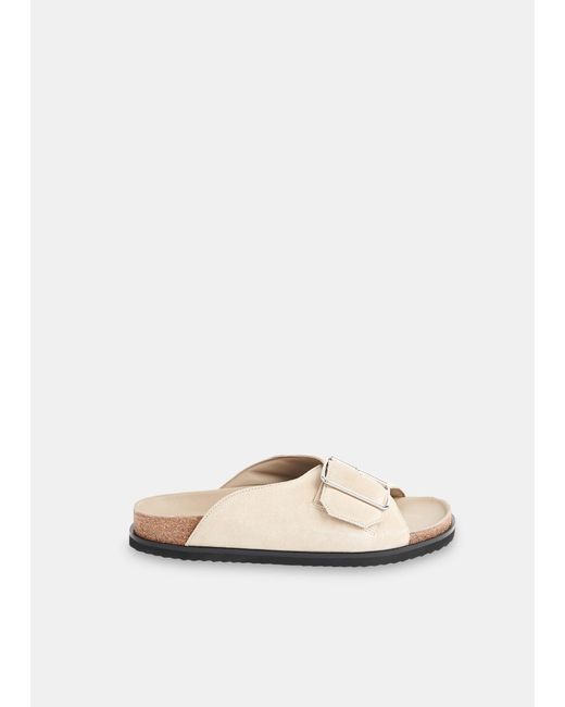 Whistles Natural Ellery Buckle Slide