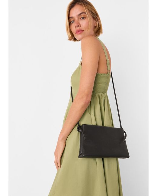 Whistles Black Amity Triple Pouch Bag