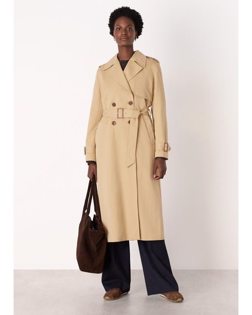 Whistles Natural Valentina Trench Coat