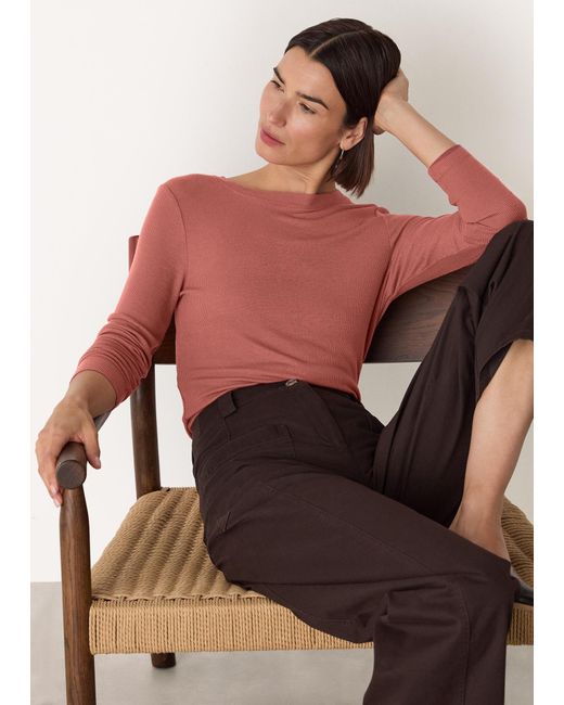 Whistles Multicolor Essential Ribbed Crew