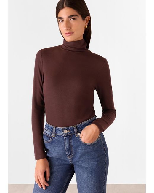 Whistles Red Essential Ribbed Polo