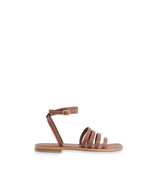 Whistles Blue Bruna Strappy Sandal