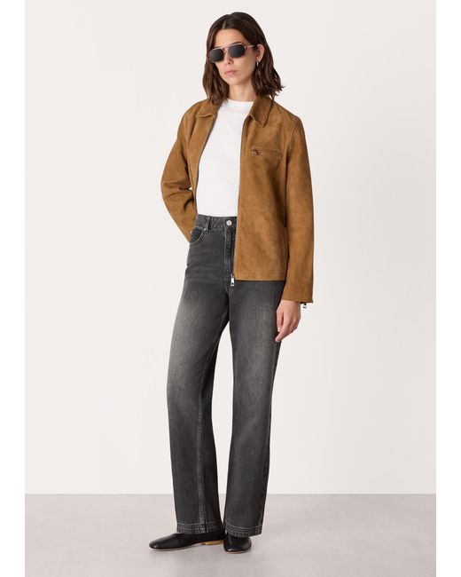 Whistles Black Authentic Column Leg Jean
