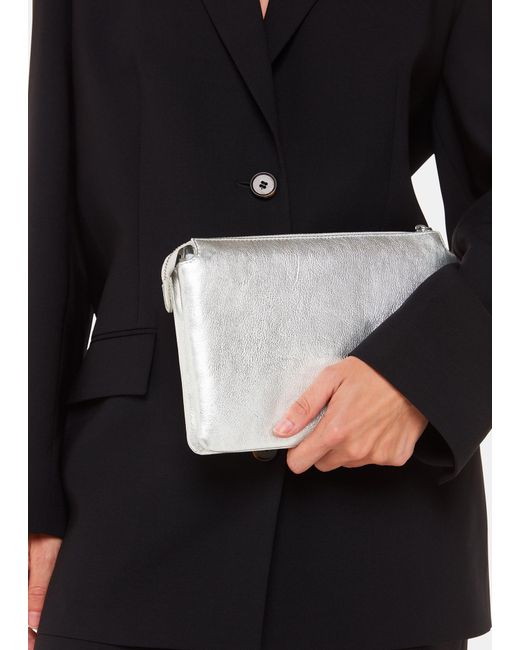 Whistles Black Elita Double Pouch Clutch