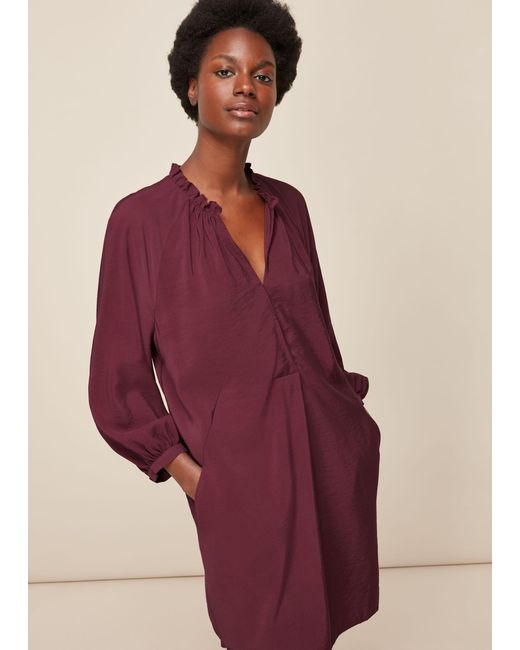 Whistles Red Enora Dress