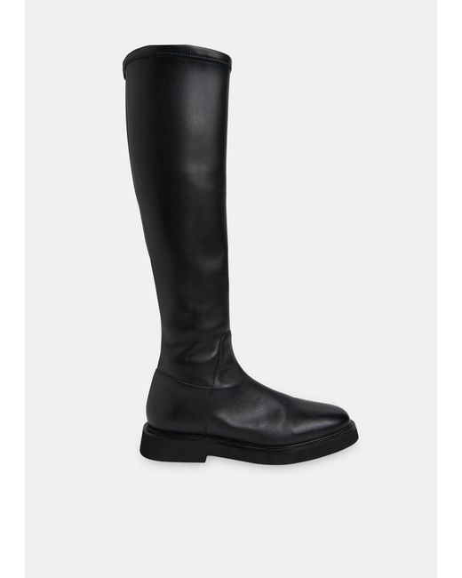 Whistles White Quin Stretch Knee High Boot