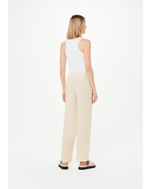 Whistles Orange Anika Tie Front Trouser