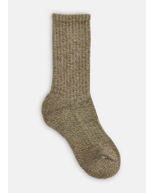 Whistles Gray Chunky Marl Socks