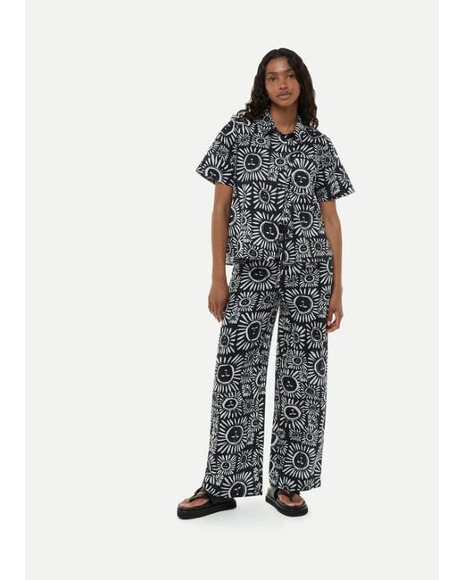 Whistles Multicolor Sunman Print Bowling Shirt