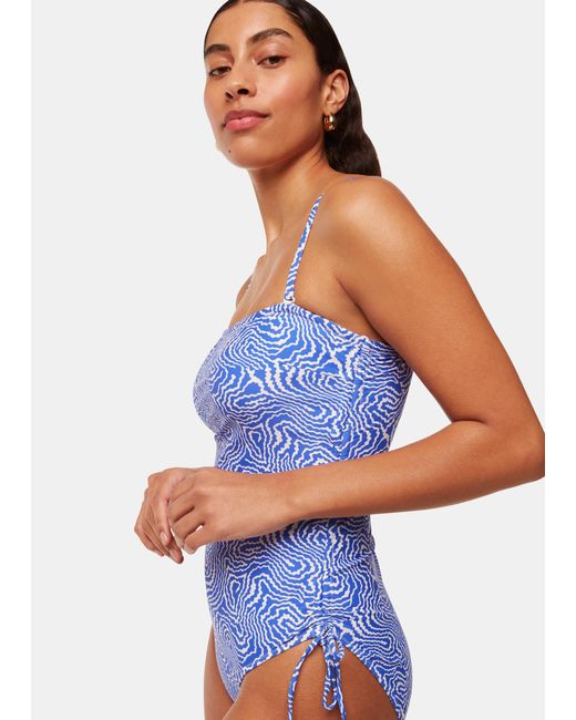 Whistles Blue Ripple Wave Swimsuit