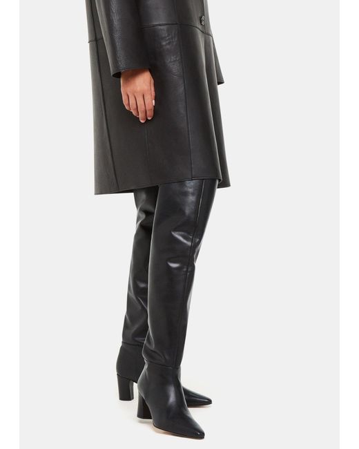 Whistles Black Inessa Over The Knee Boot