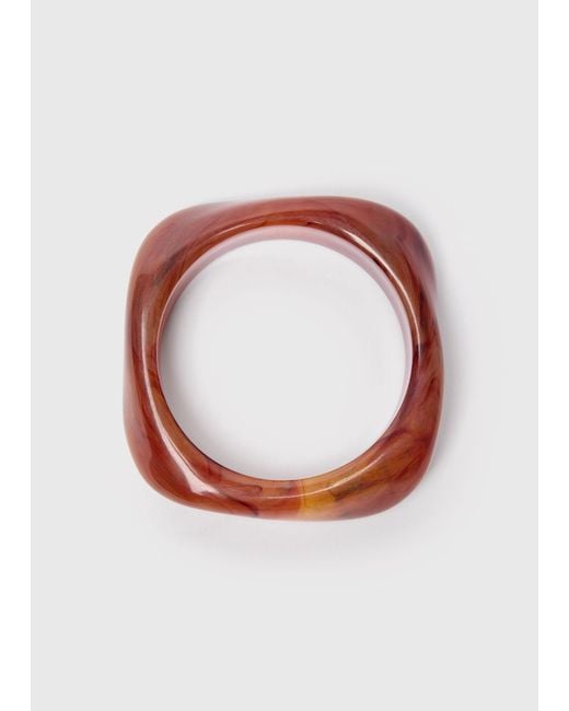 Whistles Pink Irregular Chunky Bangle