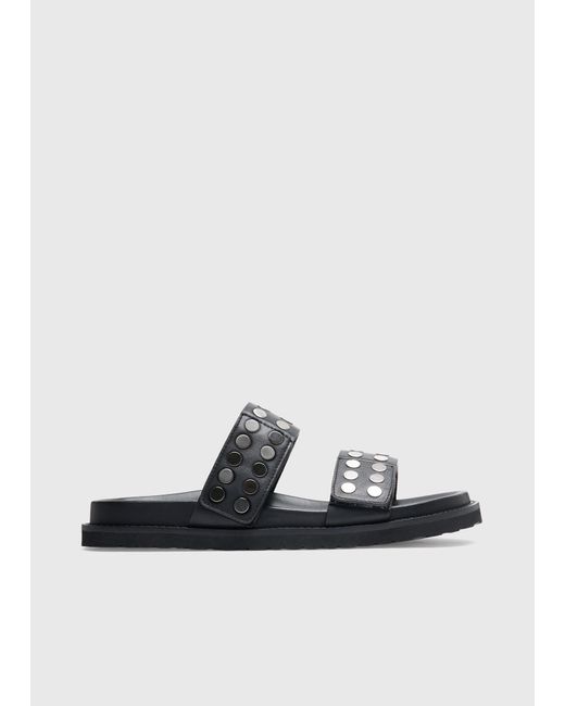 Whistles White Studded Slider