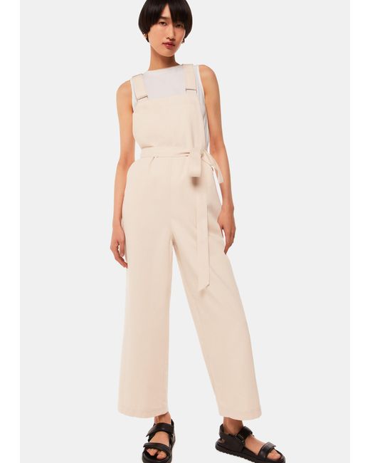 Whistles Natural Blake Dungarees