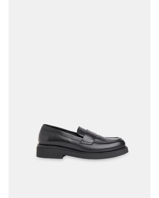 Whistles Black Ames Chunky Loafer