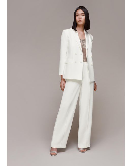 Whistles White Annie Wedding Blazer