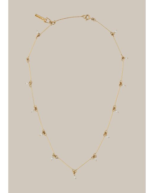 Whistles Natural Pip Pearl Necklace