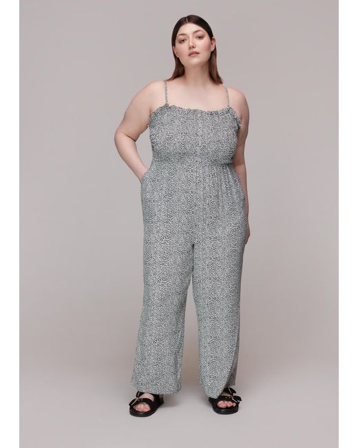 Whistles Multicolor Gradient Leopard Jumpsuit
