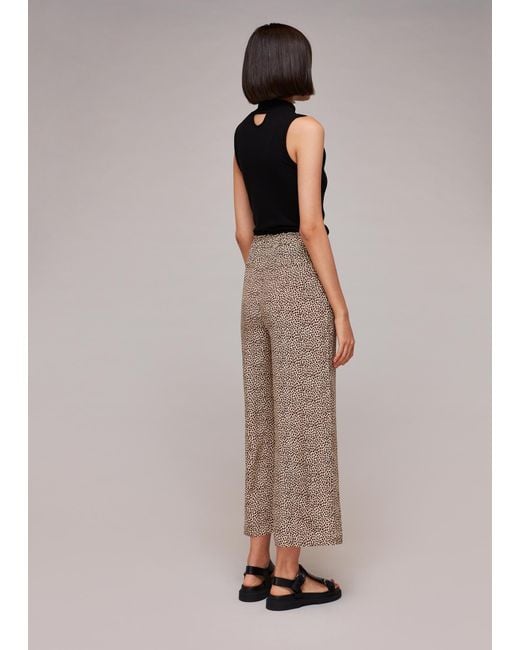 Whistles Multicolor Dashed Leopard Print Trouser