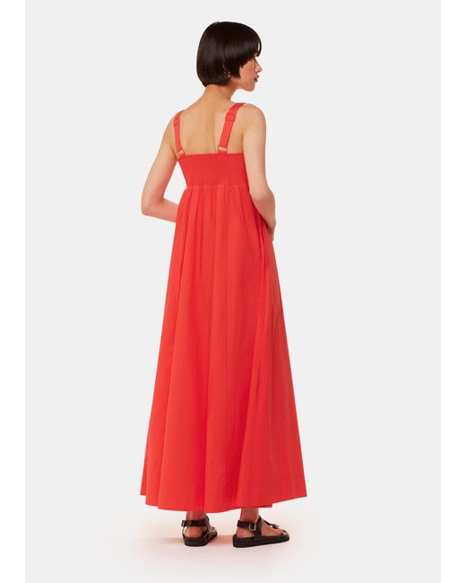 Whistles Red Anna Dress