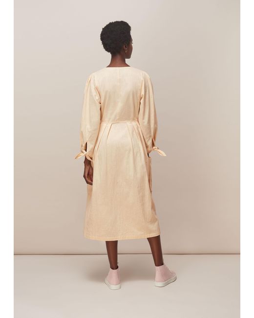 Whistles Natural Lf Markey Orlando Dress