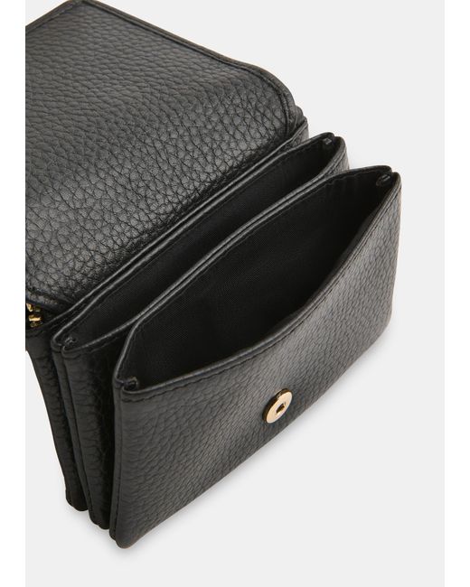 Whistles Black Eli Triple Pouch Compact Purse