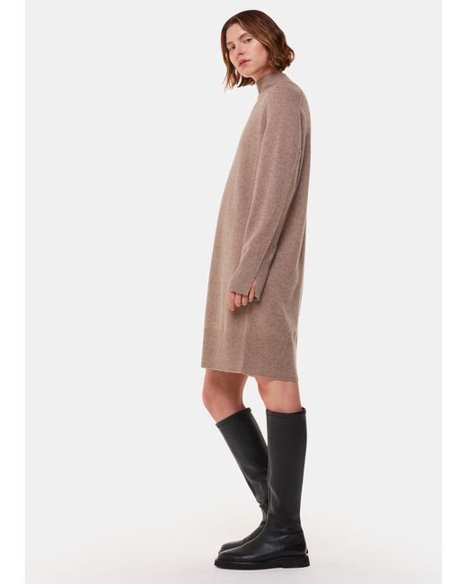 Whistles White Quin Stretch Knee High Boot