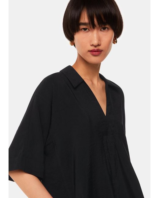 Whistles Black Melanie Dress