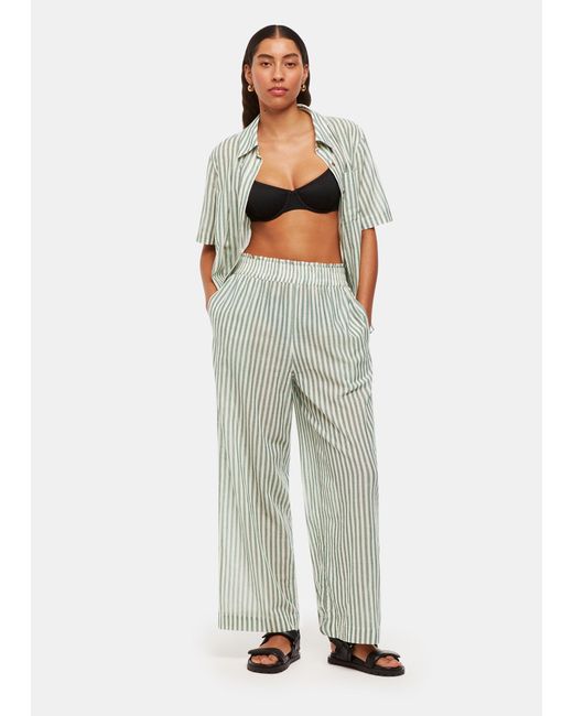 Whistles Multicolor Stripe Beach Trouser