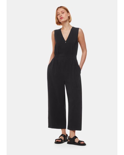Whistles Blue Remmie Jumpsuit