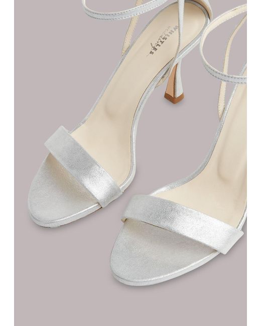 Whistles Metallic Allie Wedding Sandal