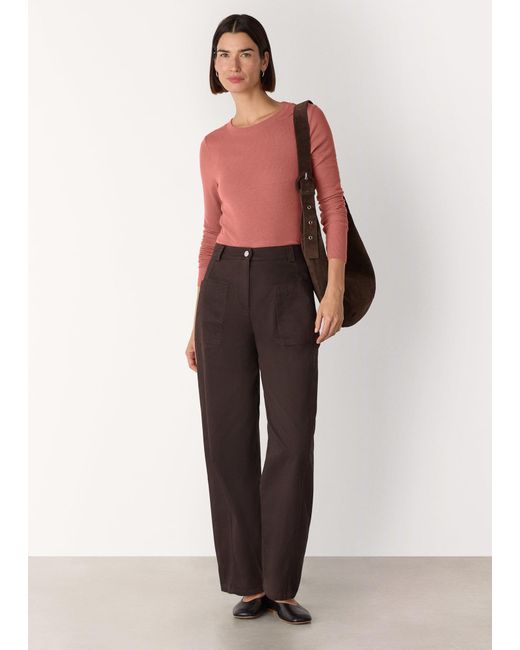Whistles Multicolor Essential Ribbed Crew