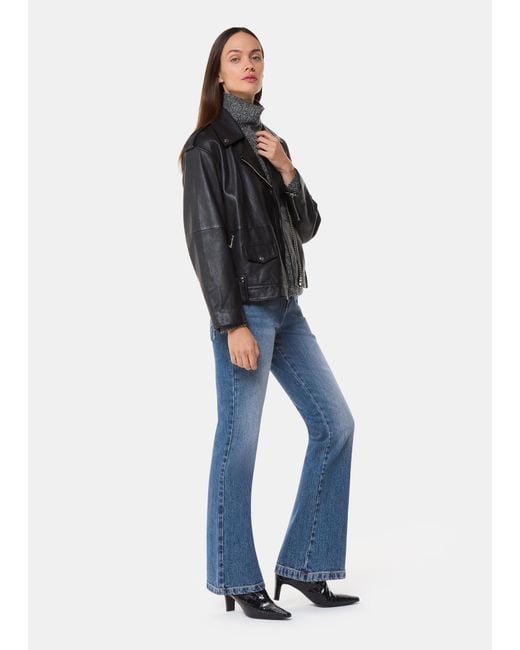 Whistles Blue Stretch Bootcut Jean