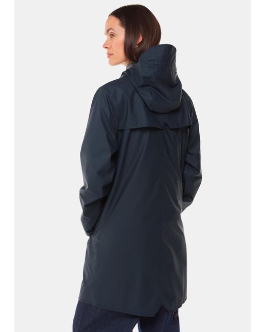 Rains Blue Rains Long Jacket