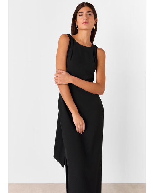 Whistles White Tie Back Maxi Dress