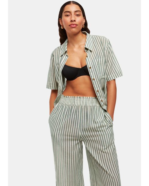 Whistles Multicolor Stripe Beach Trouser