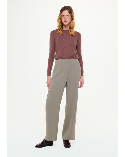 Whistles Purple Annie Sparkle Crew Neck