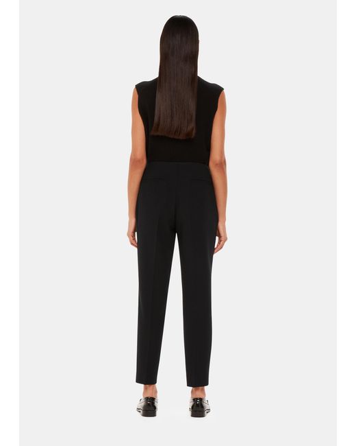 Whistles Black Ella Essential Trouser