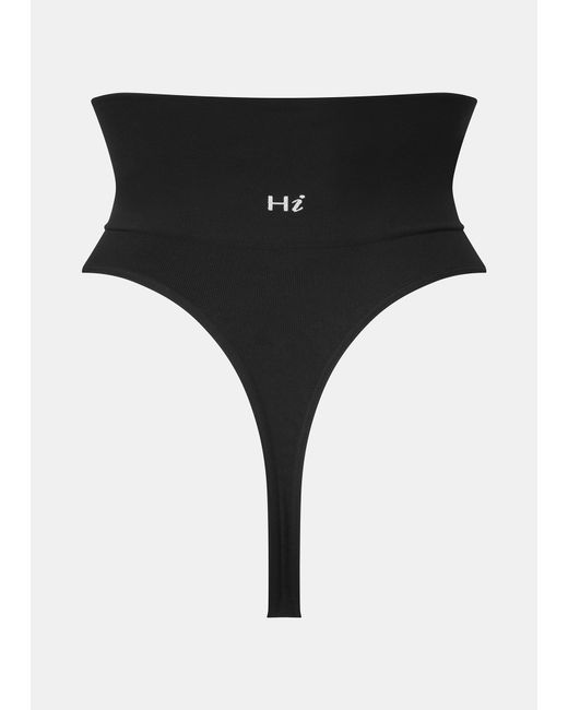 Heist Black Contour Seamless Thong