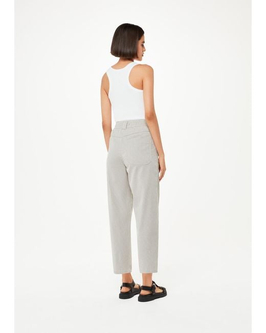 Whistles White Tessa Stripe Trouser