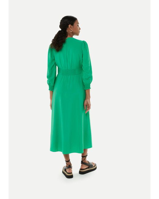 Whistles Green Sula Midi Dress