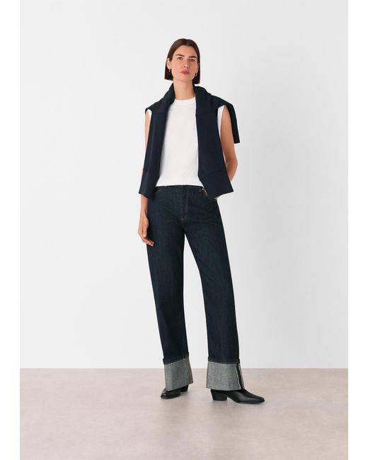 Whistles White Edie Sleeveless Vest
