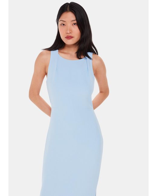 Whistles White Tie Back Maxi Dress
