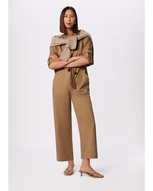 Whistles White Drawstring Utility Boilersuit